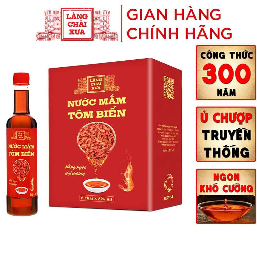 Nước Mắm Tôm Biển Hồng Ngọc đại Dương 525ml – Làng Chài Xưa