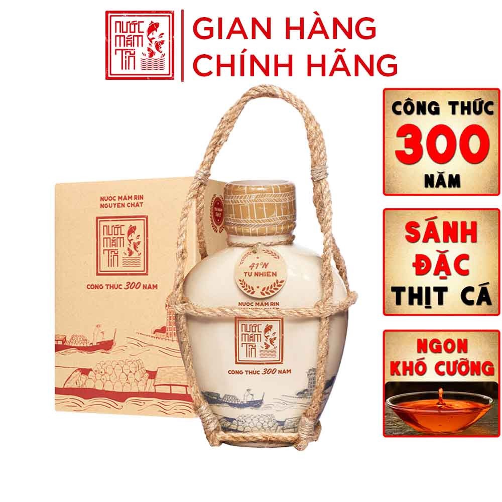 Nước Mắm Tĩn Nhãn Xưa độ đạm 41n 500ml – Nước Mắm Tĩn