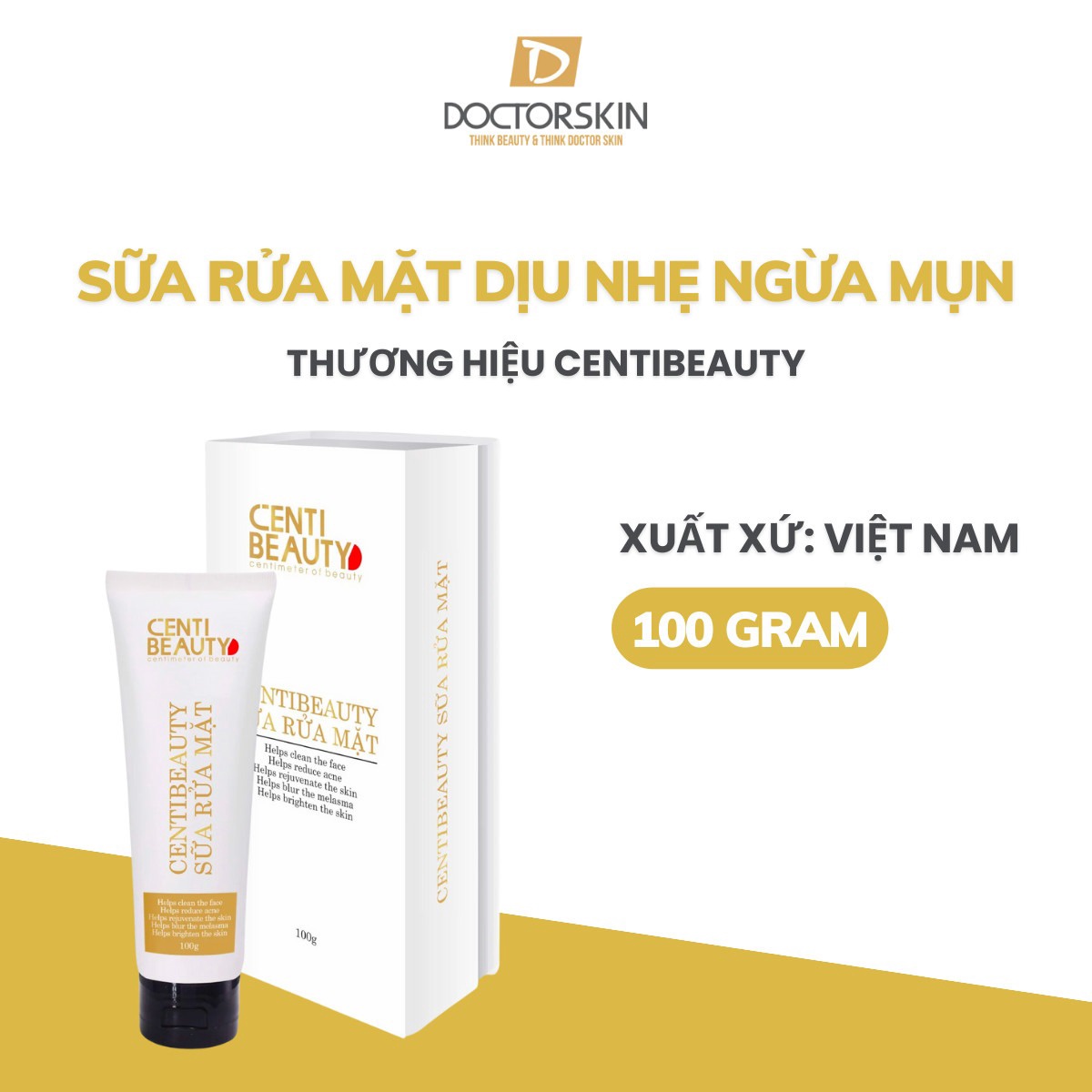 Sữa Rửa Mặt Làm Sạch Da Dịu Nhẹ Và Cân Bằng độ ẩm Centibeauty