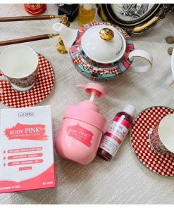 Kem Body Pink 300g Tặng Kèm 1 Sữa Tắm 100ml Giúp Da Trắng Hồng – Su