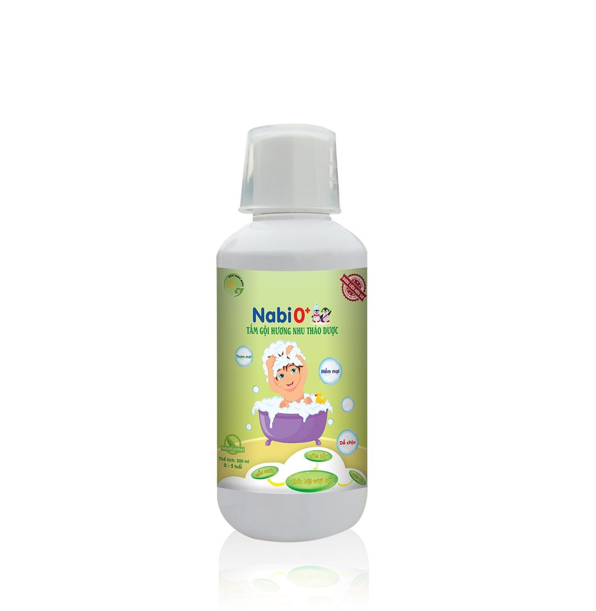 [thùng] Nabi0+ Tắm Gội Hương Nhu Thảo Dược 200ml – Sao Mộc đức – 60 Chai/thùng