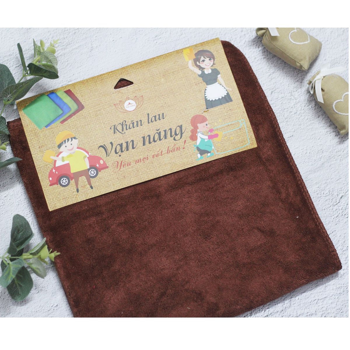 Khăn Lau Siêu Mềm 50×50 Cm – Vạn Năng (giao Màu Ngẫu Nhiên)