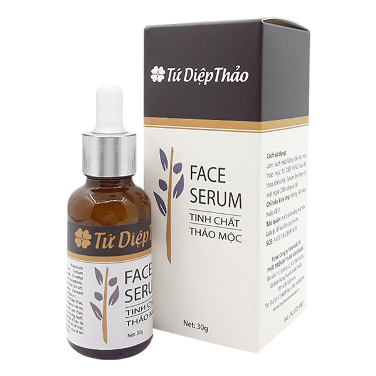 Face Serum Tinh Chất Thảo Mộc Tứ Diệp Thảo (30g)