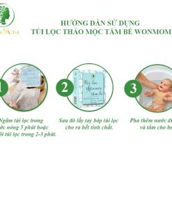 Túi Lọc Dược Liệu Tắm Bé Wonmom 120g