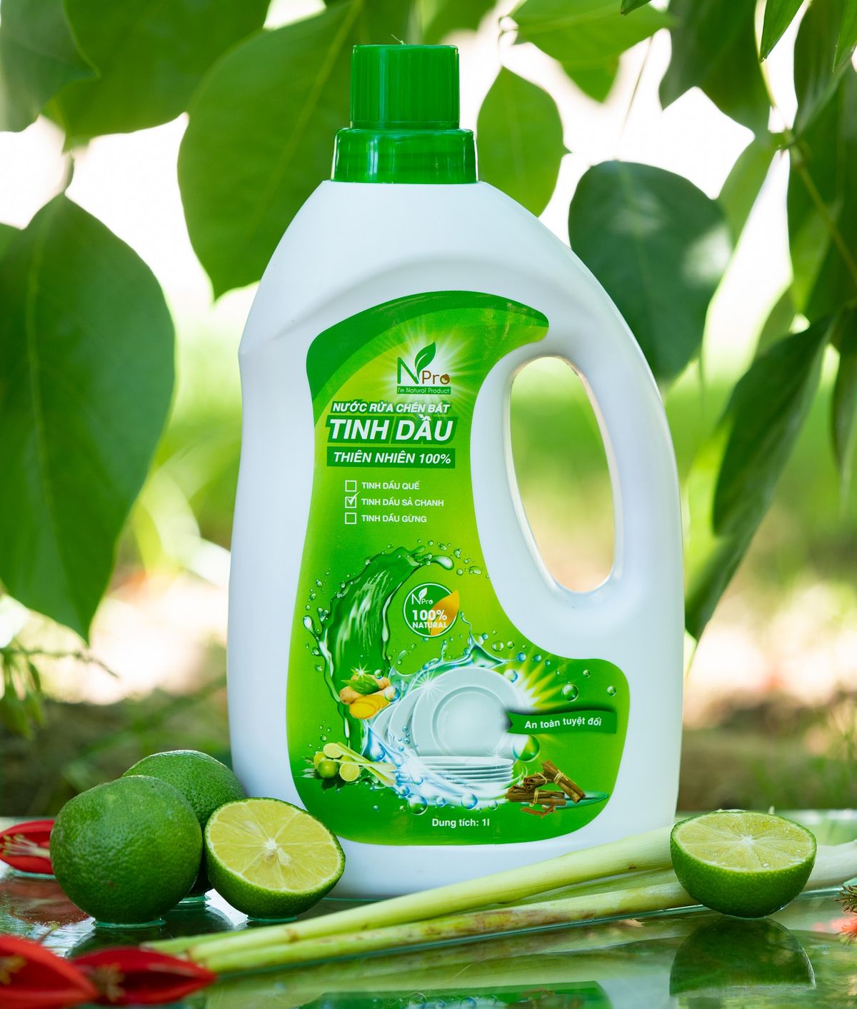 Nước Rửa Chén Tinh Dầu Sả Chanh – Npro