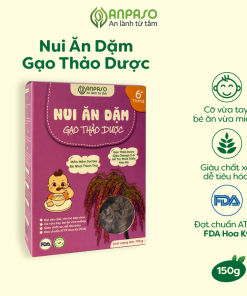 Nui ăn dặm gạo thảo dược Anpaso 150g