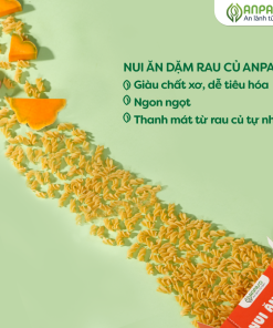 Nui ăn dặm bí đỏ Anpaso 150g