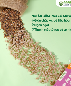 Nui ăn dặm gạo thảo dược Anpaso 150g