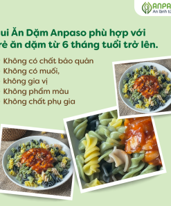 Nui ăn dặm bí đỏ Anpaso 150g