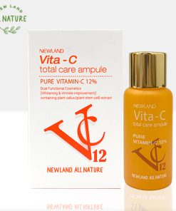 Tinh chất Vitamin C hỗ trợ dưỡng sáng, mờ thâm Newland Vita-C Total Care Ampule