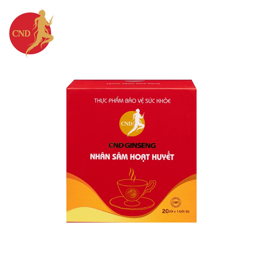 Thực phẩm bảo vệ sức khỏe CND Ginseng nhân sâm hoạt huyết (kèm túi)