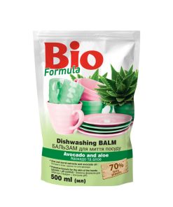 Nước rửa bát Bio Formula Bơ và lô hội túi 500ml