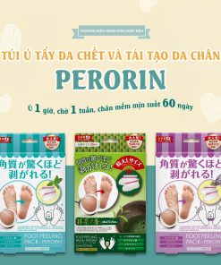 Túi ủ tẩy da chết và tái tạo da chân Perorin Hộp 01 túi