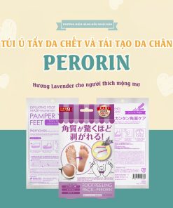 Túi ủ tẩy da chết và tái tạo da chân Perorin Hộp 01 túi