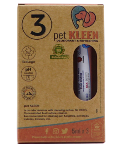 Hộp vi sinh khử mùi thú cưng Pet Kleen (3 ống 5ml)