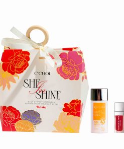 Bộ chống nắng và dưỡng môi C’Choi She in Shine – Rosie