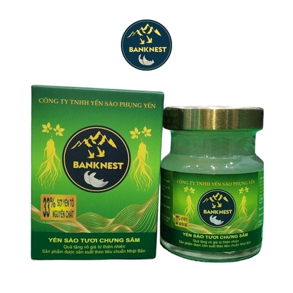 Tổ yến chưng Sâm 33% sợi tổ yến nguyên chất – Hủ lẻ 70gr