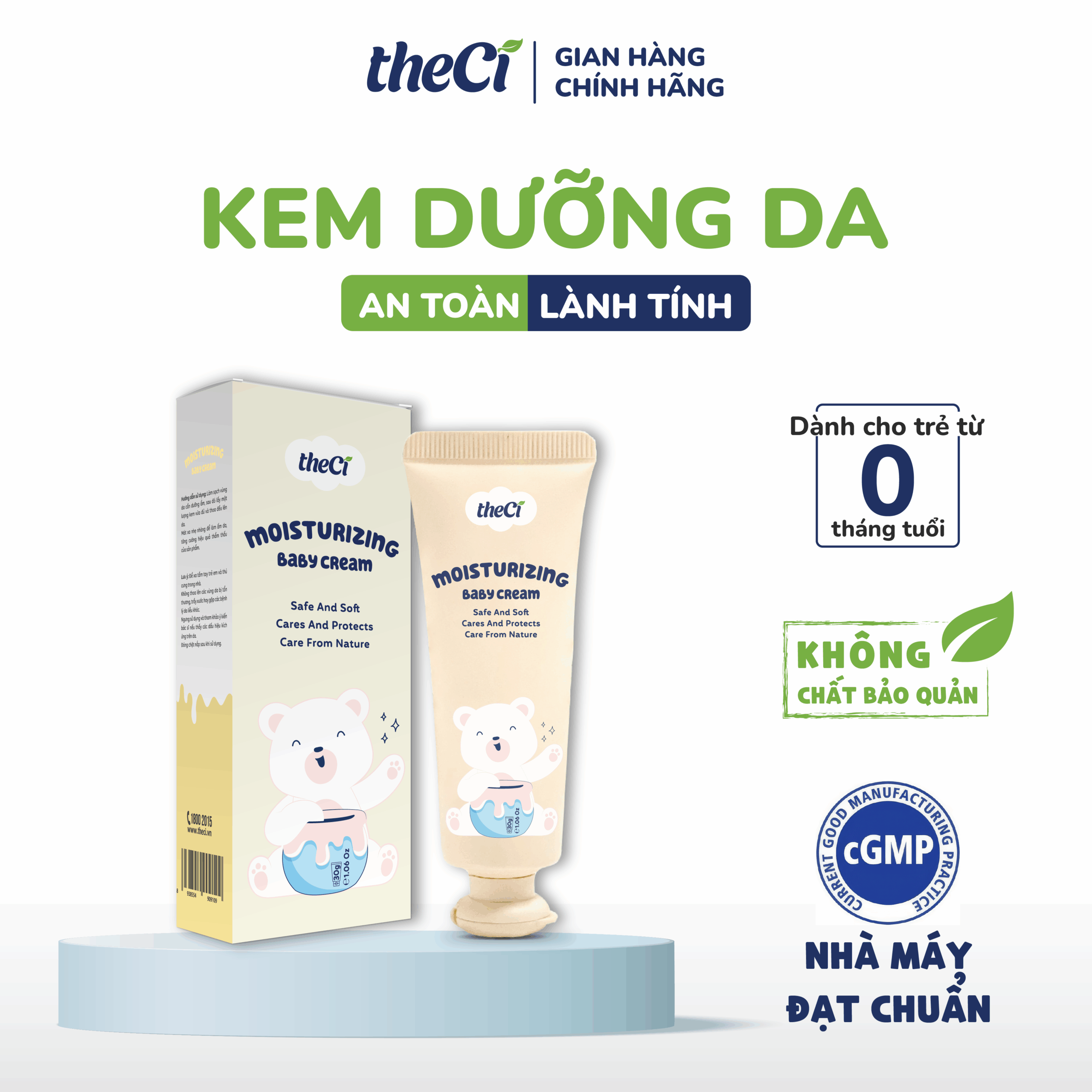 Kem dưỡng ẩm toàn diện cho bé 30g 6 Kem dưỡng ẩm toàn diện cho bé 30g
