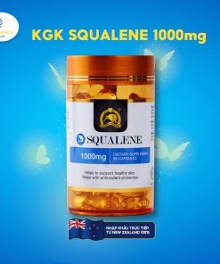 Thực phẩm bảo vệ sức khỏe KIWI GOLDEN KIWI Squalene 1000mg Soft Gel Capsule (Hộp 30 viên)