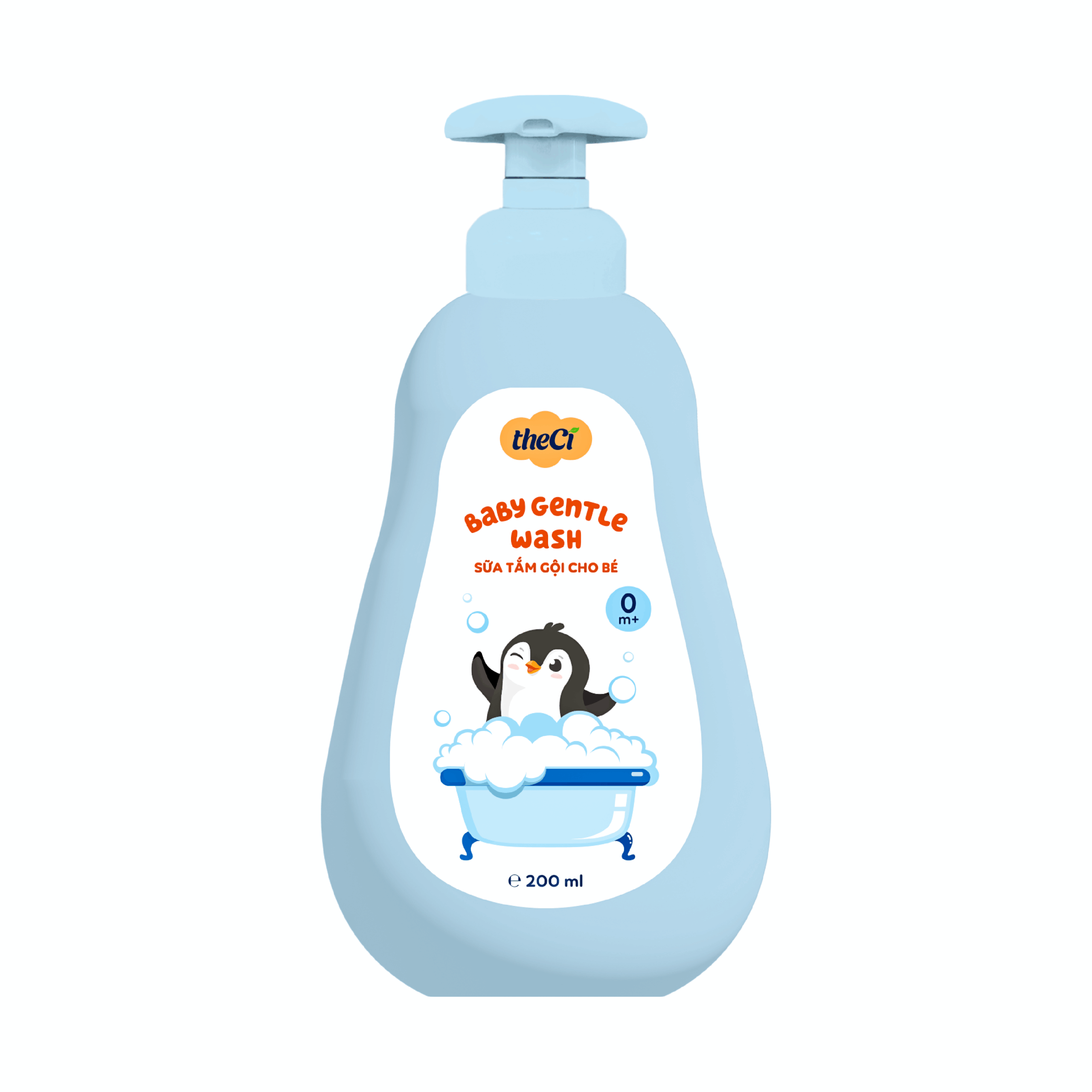 Sữa tắm gội 2 trong 1 cho bé theCi 200ml 1 Sữa tắm gội 2 trong 1 cho bé theCi 200ml