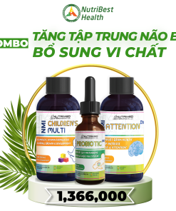 Combo cho bé Hỗ trợ tăng tập trung não bộ – bổ sung vi chất