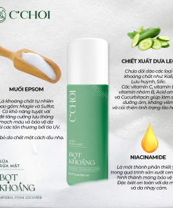 Sữa rửa mặt bọt khoáng C’Choi – Mineral Foam Cleanser