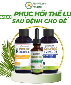 Combo cho bé phục hồi thể lực sau bệnh