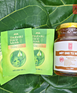 Bột trà xanh đắp mặt GIL Tsubaki Face Mask