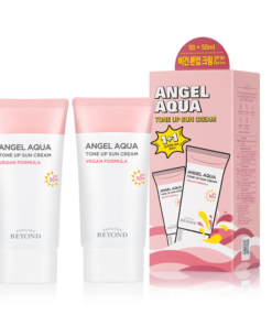 Kem chống nắng cấp ẩm nâng tone Beyond Angel Aqua Tone-up Sun Cream 1+1 (BEYOND ANGEL AQUA TONE UP SUN CREAM)