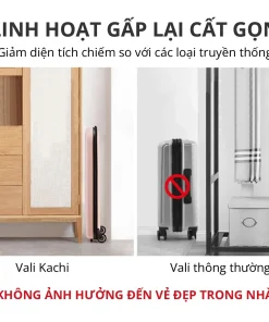 Vali du lịch xếp gọn tiết kiệm không gian Kachi MK355