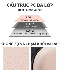 Vali du lịch xếp gọn tiết kiệm không gian Kachi MK355