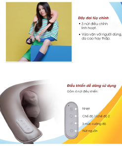 Máy massage cổ Wonder Touch, hiệu Ogawa (OL-0839A)-Ogawa Neck Massager Wonder Touch (OL-0839A)