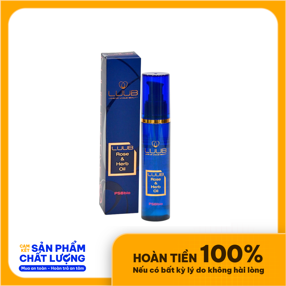 Xịt dưỡng tóc hoa hồng và thảo mộc Luub Q10 Herb Oill