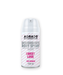 Xịt khử mùi AGRADO body sweet love150ml