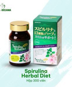 Thực phẩm bảo vệ sức khỏe SPIRULINA HERBAL DIET (hộp 300v)