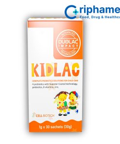 Men vi sinh hỗ trợ tiêu hóa cho trẻ KIDLAC (Hộp 30 gói )