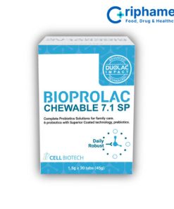 Thực phẩm bảo vệ sức khỏe: Bioprolac chewable 7.1 SP (Hộp 30 viên)