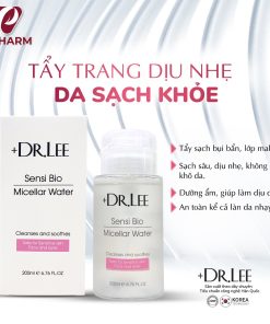 Nước tẩy trang +Dr.lee sensi bio micellar water 200ml