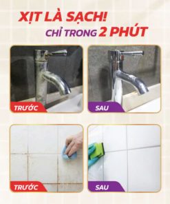 Siêu tẩy cặn canxi Obay 450ml (tẩy vách kính, sen vòi, lavabo, chậu rửa bát…)