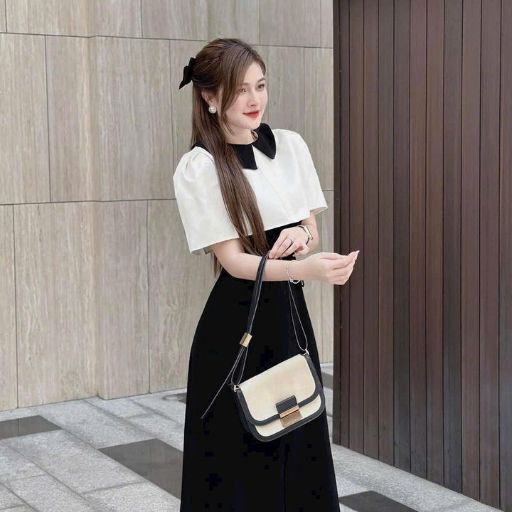 Set áo Khoác Nhung Mix đầm Cotton Lạnh Sh956 – Sam Store