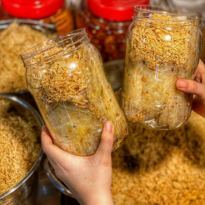 Bánh Tráng Chà Bông Xù Tỏi Thơm Lừng Siêu Ngon 400g – Winnie House