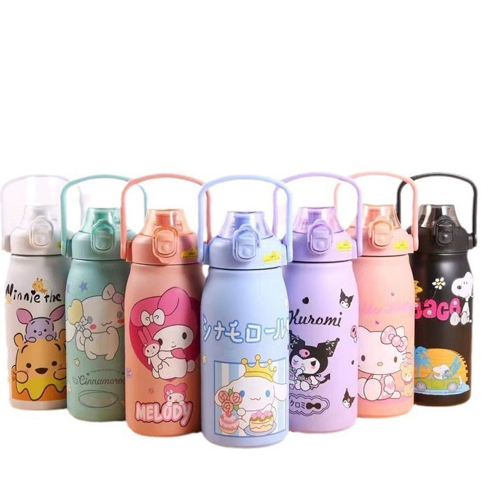 Bình Giữ Nhiệt Hoạt Hình 5d Có Quai Xách 1000ml – Gdn