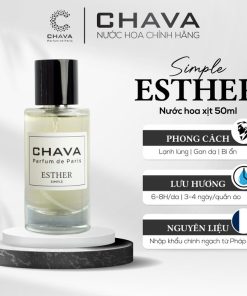 Nước Hoa Nữ Simple Esther 50ml Phong Cách Xịt (phiên Bản Nắp Nam Châm Cao Cấp) – Chava