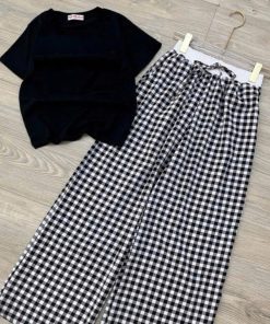 Các Set Quần Rộng Mix áo Croptop Nhiều Mẫu đa Dạng
