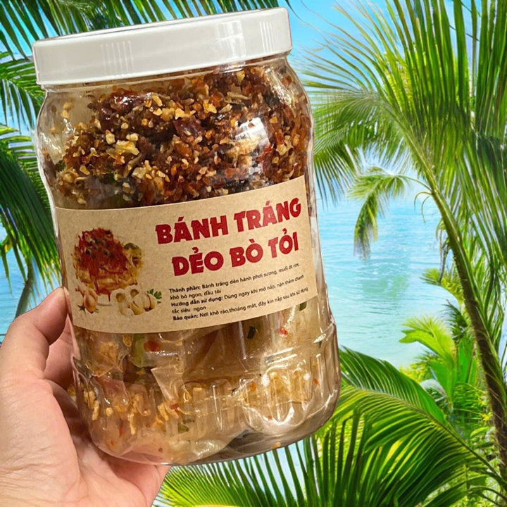 Bánh Tráng Dẻo Phơi Sương Bò Tỏi Cay: Ngon “xỉu Up Xỉu Down” 500g – Winnie House