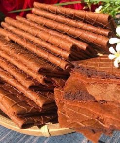 Bánh Kẹp Nhân Kem Ca Cao Giòn Tan – Ngọt Dịu 300g – Winnie House