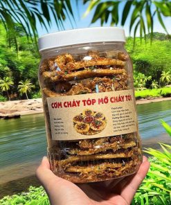 Cơm Cháy Tóp Mỡ Hành Phi Muối Tôm, Hương Vị đặc Biệt 500g – Winnie House