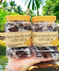 Kẹo Chuối Tươi Cốt Dừa – Ngon Ngậy, Không Ngán 500g – Winnie House