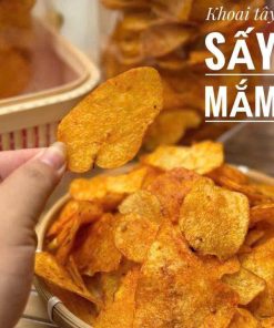 Khoai Tây Sấy Mắm – Giòn Rụm, Càng ăn Càng Ghiền 250g – Winnie House