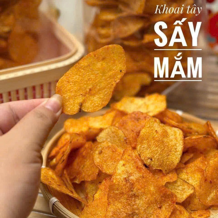Khoai Tây Sấy Mắm – Giòn Rụm, Càng ăn Càng Ghiền 250g – Winnie House
